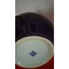 Big Vintage Chinese Monochrome Purple  Glaze  Porcelain Garlic Shap Vase