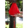 2 x HOI AN silk lanterns 20&#039;&#039; (52 cm) - Lanterns for wedding decor -Red garlic #3 small image