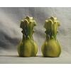 Vintage Ceramic Porcelain Yellow &amp; Green Onion Garlic Salt/Pepper Shakers. Japan #3 small image