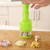 New Practical Garlic Onion Pressing Gadget Slicer Peeler Green Kitchen Tool #1 small image