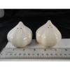 SALT &amp; PEPPER SET WHITE GARLIC CLOVE CULINARY COOKING COLLECTABLE UNIQUE QUIRKY #1 small image
