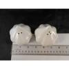 SALT &amp; PEPPER SET WHITE GARLIC CLOVE CULINARY COOKING COLLECTABLE UNIQUE QUIRKY #5 small image