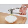 Stainless Steel Garlic Press Crusher Squeezer Masher Home Kitchen Mincer Tools #4 small image