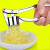 Stainless Steel Garlic Press Crusher Squeezer Masher Home Kitchen Mincer Tool #1 small image