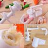 Multifunctional Garlic Ginger Crusher Grinder Press Rotate Kitchen Gadget DE #3 small image