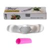 Garlic Press Rocker Crusher Squeezer Slicer Stainless Steel With Silicone Peeler #4 small image