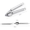 Stainless Steel Garlic Ginger Press Peeler Squeezer Mincer Crusher Kitchen Tool #5 small image