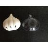 garlic storage white &amp; clear plastic garlic shaped container chef kitchen tool #3 small image