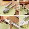 garlic press And Ginger Crusher Kitchen Tool Propresser Stainless Steel New #2 small image