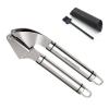 garlic press And Ginger Crusher Kitchen Tool Propresser Stainless Steel New #3 small image