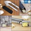 Pro Quality Garlic Press Crusher Stainless Steel w/ Silicone Peeler Kitchen Cook
