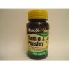 100 TABLETS GARLIC and PARSLEY lower cholesterol BEST DEAL Dietary Supplement #1 small image