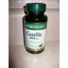 Natures Bounty Garlic 1000 mg Herbal Health 200 Total Softgels expires 3/19 #1 small image