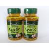 2 x 100 Puritan&#039;s Pride Odorless Garlic 1000 mg r r softgels 02/19 sealed 200 pc