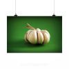 Stunning Poster Wall Art Decor Garlic Meals Seasoning White Clove 36x24 Inches
