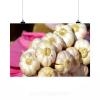 Stunning Poster Wall Art Decor Cloves Of Garlic Market Vegetable 36x24 Inches #2 small image