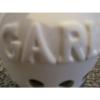 Garlic Jar Keeper White Unglazed Stoneware Ceramic Bisque Holder