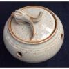 Jim ranson pottery garlic pot with modelled garlic knob #2 small image