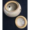 Jim ranson pottery garlic pot with modelled garlic knob #3 small image