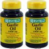 2 x GNN Garlic Oil Extract 1000mg 100 Softgels, Cholesterol Level Support, FRESH