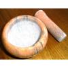 MORTAR AND PESTLE SET EARTH SOLID Marble Small Herbs Spices Garlic Chili