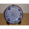 Vintage 1980 Rupi Spain Blue Floral GARLIC GRATER Ceramica Andaluza