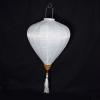 12&#034; White Vietnamese Silk Lantern, Garlic Umbrella
