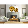 Stunning Poster Wall Art Decor Garlic Oil Glass Inserted 36x24 Inches