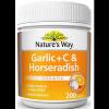 Nature&#039;s Way Garlic + C &amp; Horseradish 200 Tablets