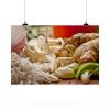 Stunning Poster Wall Art Decor Garlic Ginger Herbs Cooking 36x24 Inches #2 small image