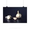 Stunning Poster Wall Art Decor Garlic Flavoring Food Ingredient 36x24 Inches #2 small image