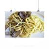 Stunning Poster Wall Art Decor Spaghetti Pasta Clams Garlic 36x24 Inches #2 small image