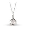 Special Holiday Garlic Silver Pendant Necklace #1 small image