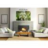 Stunning Poster Wall Art Decor Plant White Garlic Garden Nature 36x24 Inches