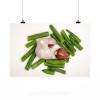 Stunning Poster Wall Art Decor Garlic Food Spices Taste Health 36x24 Inches #2 small image