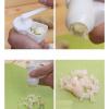 White Kitchen Tool Garlic Shredder Cutter Handdriven Handle Slicer