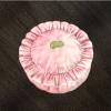 VTG Dona&#039;s molds MC &#039;87 finished ceramic garlic pink mauve bowl ruffled edge