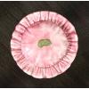 VTG Dona&#039;s molds MC &#039;87 finished ceramic garlic pink mauve bowl ruffled edge #3 small image