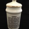 Vintage M J Hummel Garlic Spice Jar 1987 Porcelain Gold Trim #3 small image