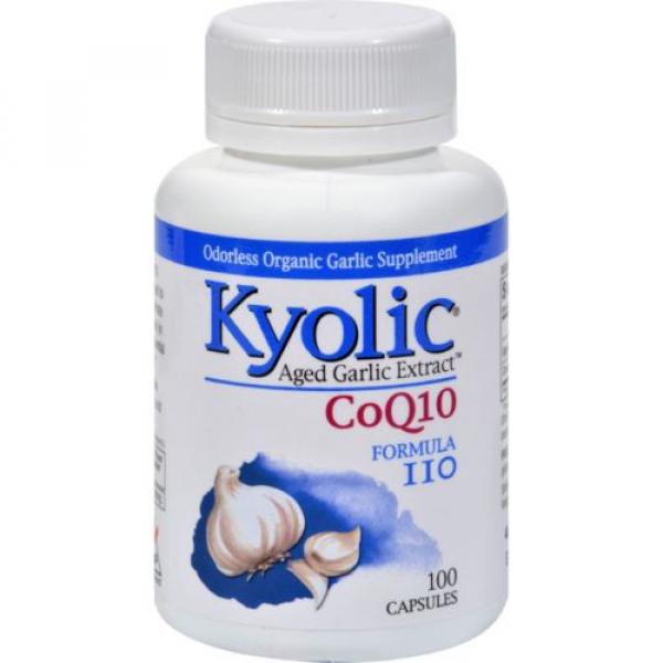 Kyolic Aged Garlic Extract CoQ10 Formula 110 - 100 Capsules #1 image