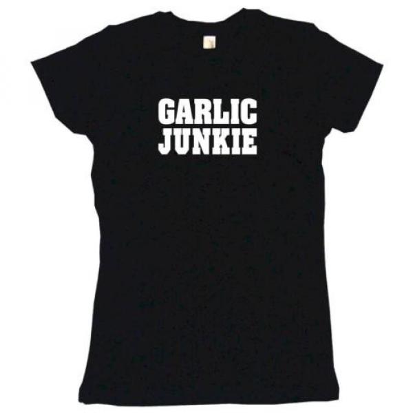 Garlic Junkie Womens Tee Shirt Pick Size Color Petite Regular #1 image