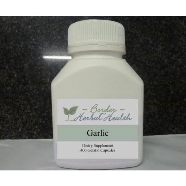 Garlic Certified Organic 400 Gelatin Capsules Retail #1 image
