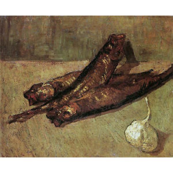 Vincent Van Gogh Still Life with Bloaters and Garlic 1887 Vintage Print #1 image