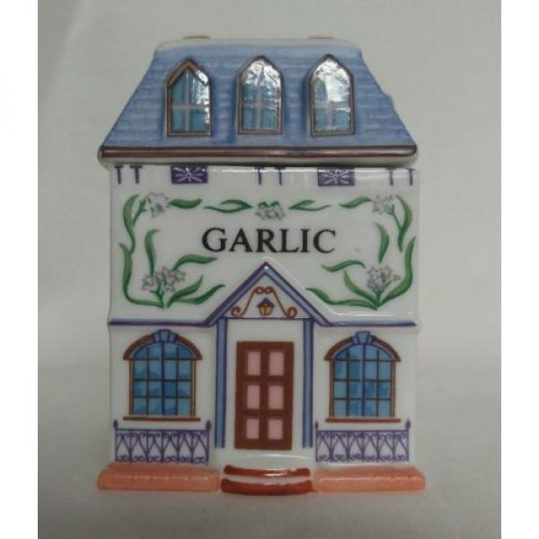Vintage Replacement 1989 Lenox Spice Jar ~GARLIC~ Spice Village Collection #1 image