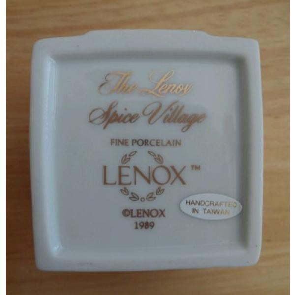 Vintage Replacement 1989 Lenox Spice Jar ~GARLIC~ Spice Village Collection #3 image
