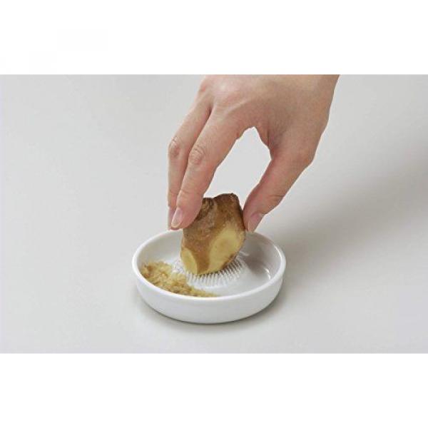 Kyocera Small Ceramic GRATER white Sharp wasabi garlic ginger sushi CY-10 #3 image