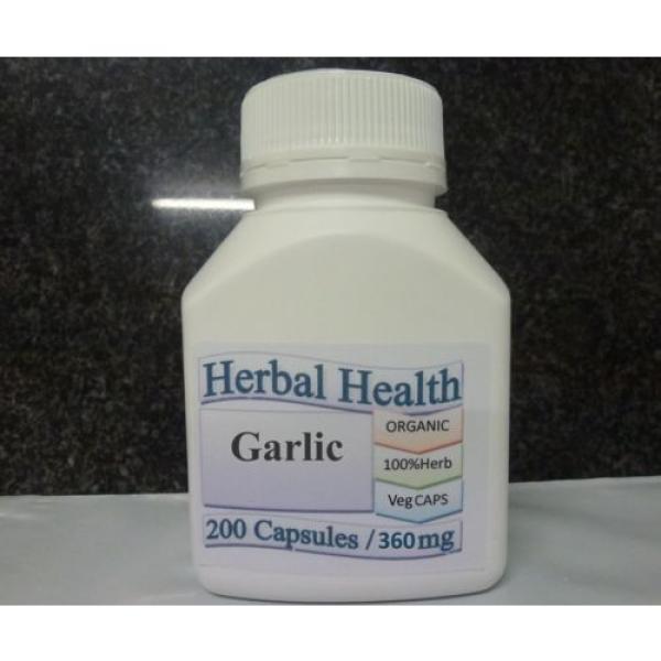 Garlic Certified Organic 200 Vegetarian Capsules Retail #1 image