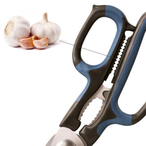 AnySharp 5 in 1 Scissors Bottle Opener Wire Stripper Nutcracker Garlic Crush #3 image