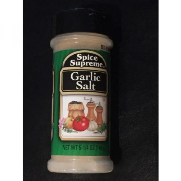 Garlic Salt by Spice Supreme Quality Spices Made in USA  5 1/4 Oz NEW #1 image