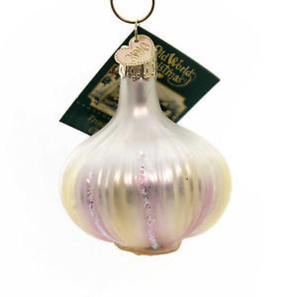 Old World Christmas GARLIC Glass Ornament Herb 28043 #1 image